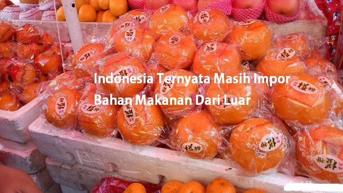 Indonesia Ternyata Masih Impor Bahan Makanan Dari Luar